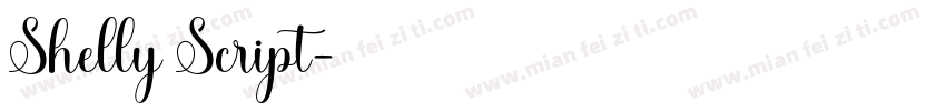 Shelly Script字体转换